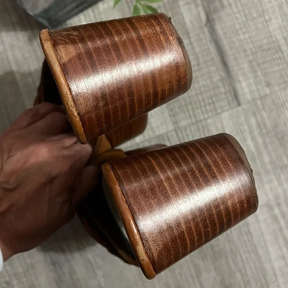 Tory Burch Leather Wedges - Picture 3 of 16